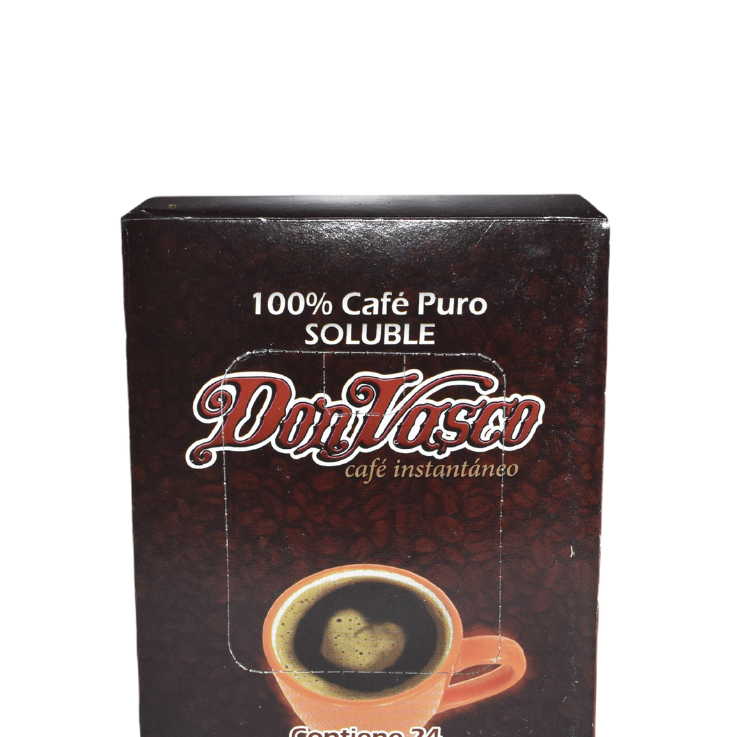 Display café negro soluble (24 sobres de 12 gramos c/u)