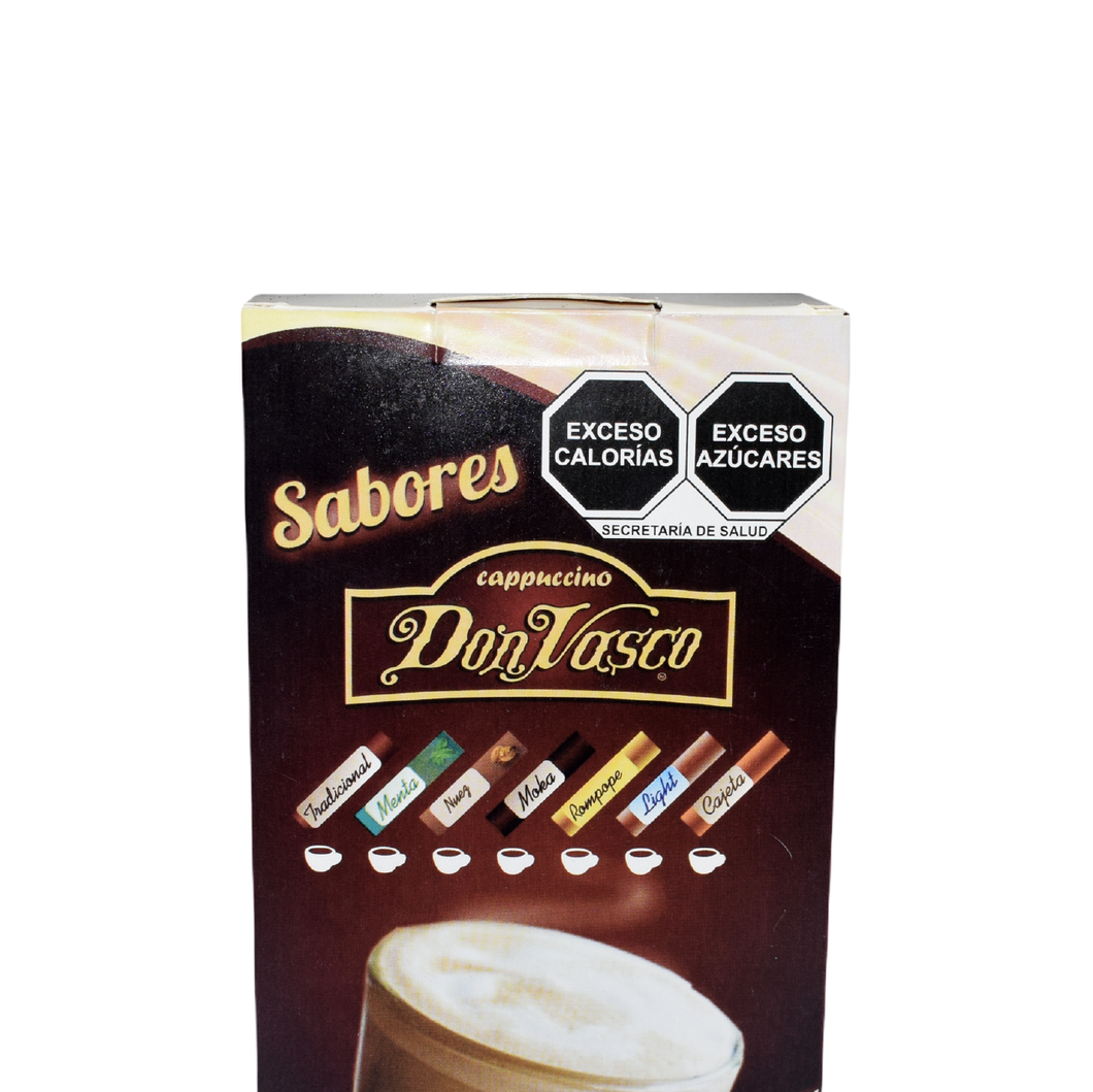 Display capuchino sabores (12 sobres)